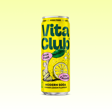 Refresco prebiótico Vita Club sabor jengibre y limón (330 ml)