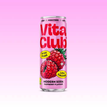 Refresco prebiótico Vita Club sabor frambuesa 330 ml